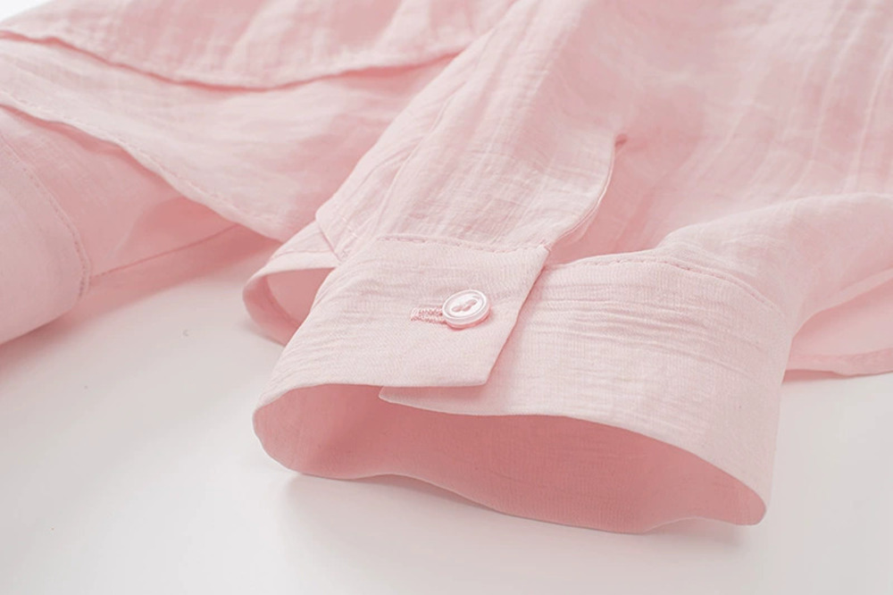 ZARA Pink Layered Romantic Blouse